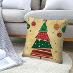 Vianočné poťahy na vankúše 45x45 / 4 kusy / dekorácie / TOP/ Od 1Kč |161| - Bytový textil