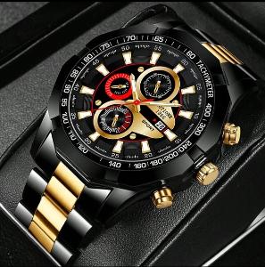 Luxusní Sportovní Pánské hodinky z nerez oceli + zkracovač