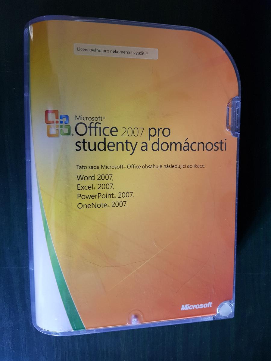 Microsoft Office 2007 pre študentov a domácnosti - 3 licencie - Počítače a hry