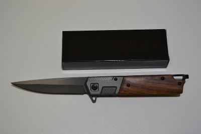 Zatvárací nôž, drevená rukoväť 0307