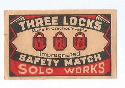K.č. 5-K- 846b Three Locks... - krabičková, dříve k.č. 828b.