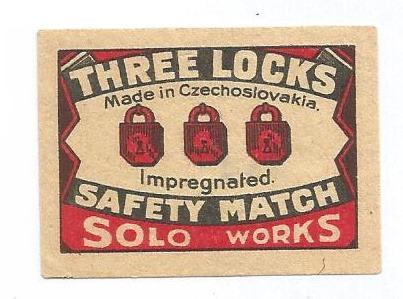 K.č. 5-K- 848 Three Locks... - krabičková, dříve k.č. 830.