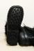 Čierne kožené čižmy s dlhým chlpom a ozdobou z vtáčích pier BEARPAW - Dámske topánky
