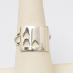 Disejnový strieborný prsteň s dekorom troch sŕdc - Šperky