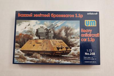 Unimodel 258 - Heavy antiaircraft car S.Sp 1/72