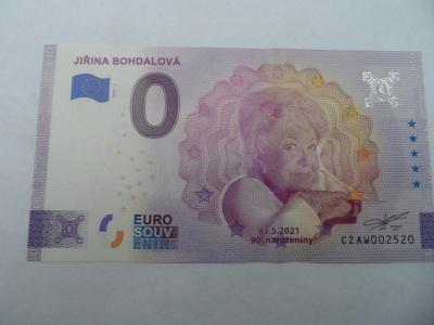 O euro bankovka J,Bohdalová