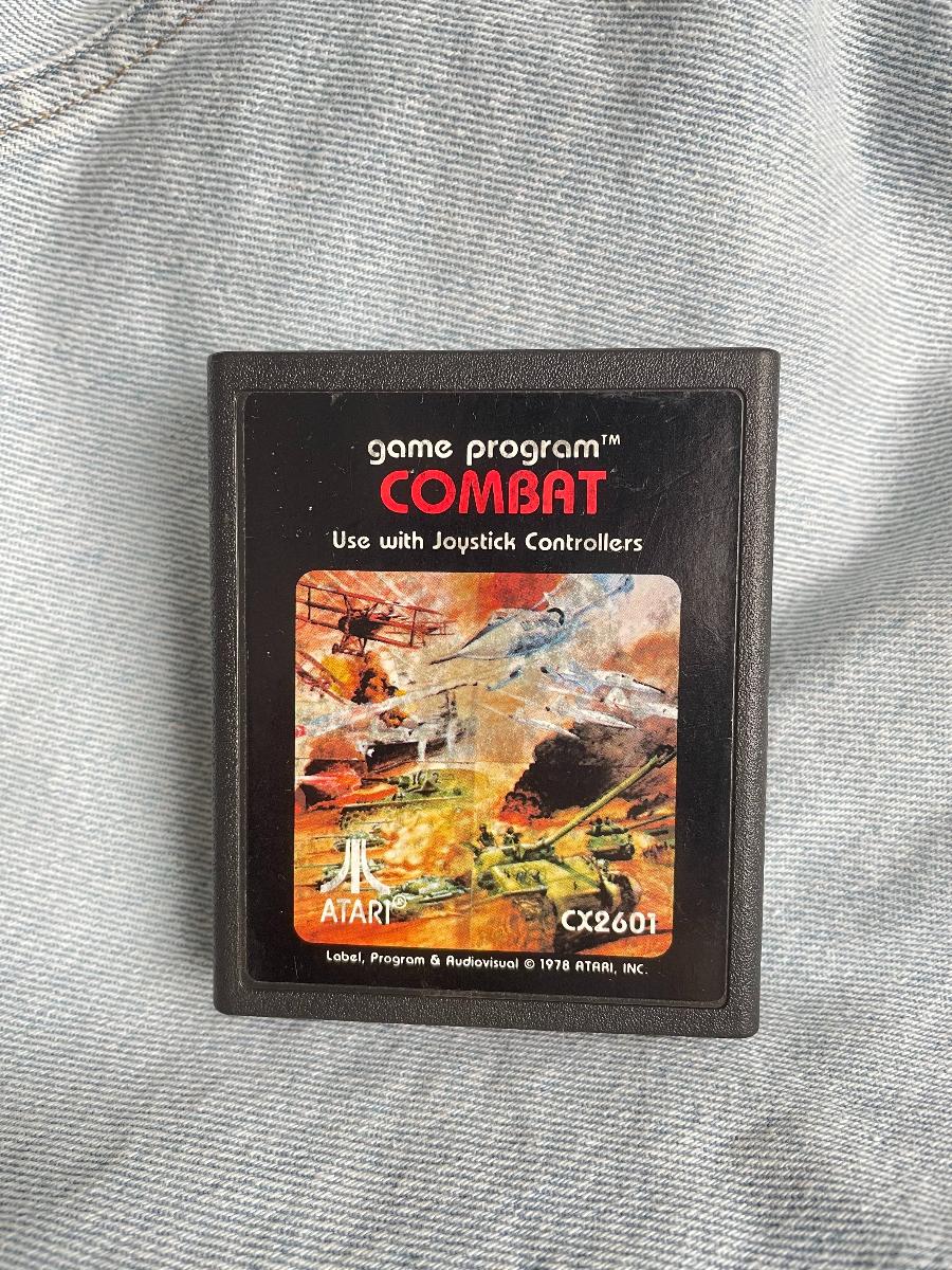 Atari 2600 - Hra - Combat - hracia kazeta - Počítače a hry