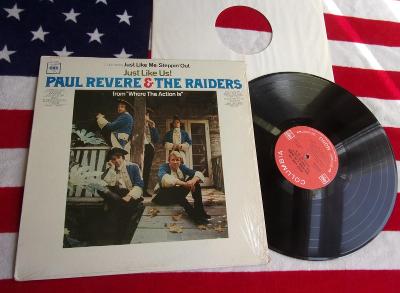 ⭐️LP: PAUL REVERE & THE RAIDERS - JUST LIKE US!, Mint, 1press USA 1966