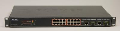 PLANET FGSW-1816HPS POE SWITCH 16X 100-TX, 2X 1000-T/SFP, POE 802.3AT 