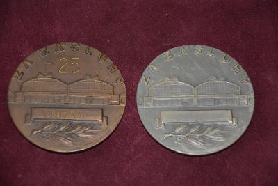 2x Medaila za zásluhy - let Kunovice