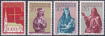 Lichtenštejnsko 1966 Náboženské umění Mi# 470-73 Kat 5€ 