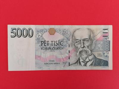 💷 Bankovka 5000 Kč (vzor 1999) – séria B06, stav 1 (zbierková) 💎