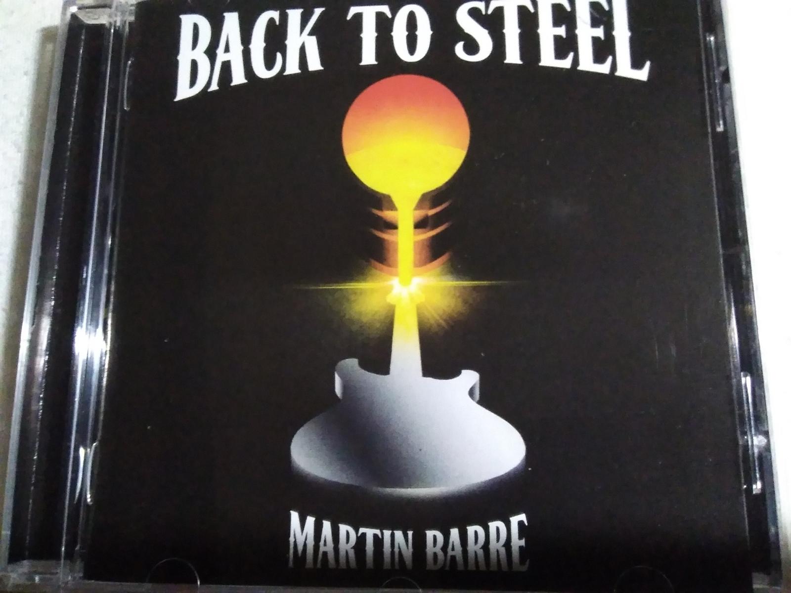 CD MARTIN BARRE "BACK TO STEEL" - Hudba na CD