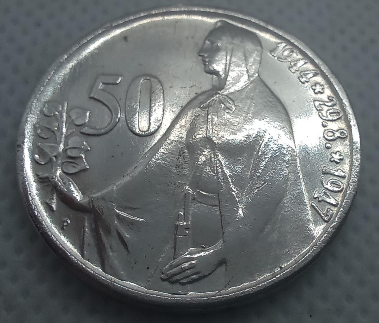 50 KČS 1944-1947 - č.1640 - Numizmatika