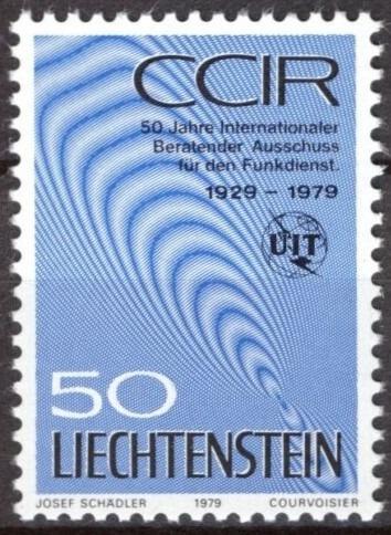 Lichtenštejnsko 1979 CCIR, 50. výročí Mi# 728 