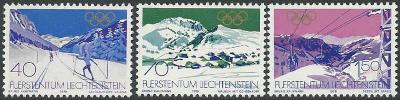 Lichtenštejnsko 1979 ZOH Lake Placid Mi# 735-37 Kat 4.40€ 