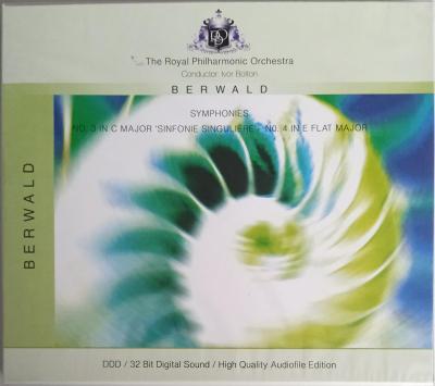 CD  Royal Philharmonic Orchestra: BERWALD / Symphonies No. 3 In C ...