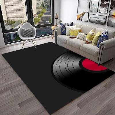 Vinyl Record Music Art - 3-vrstvý dekorativní koberec 9 velikostí