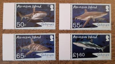 Ascension, série ** žraloci, r. 2022 (aukce GB342)