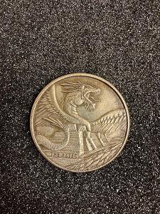 Medaile Drak Aztec, E Pluribus Unum, One Dollar, USA