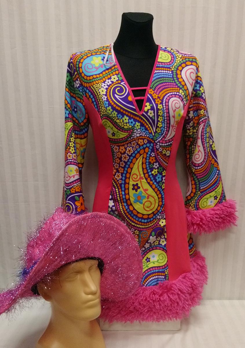 2-dielny kostým Retro Šaty s klobúkom, Deiters, XS - undefined