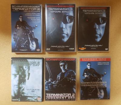 Sbírka filmů Terminator, VHS kazeta, DVD, Arnold Schwarzenegger