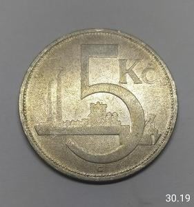 5 Koruna 1930 Československo