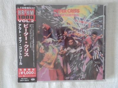 CD PETER CRISS,EX KISS,-OUT OF CONTROL,LIMITED JAPAN PRESS 2020,NOV