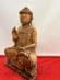 Staršia vyrezávaná drevená socha Budha Belgicko 51cm - Zberateľstvo