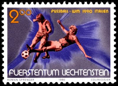 Lichtenštejnsko 1990 MS ve fotbale Mi# 987 Kat 3.50€ 