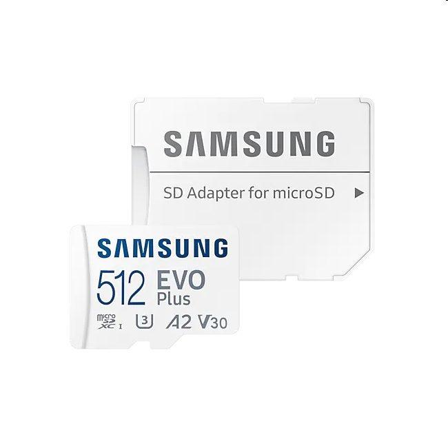 Samsung microSDXC 512 gb +SD adaptér,používaná 3 mesiace plne funkčná - Elektro