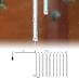 LED Meteorická sprcha Salcar/ vonkajšia/ 10x trubica 50cm/ Od 1Kč |162| - Zariadenia pre dom a záhradu