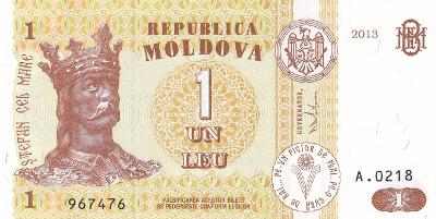 1.Leu-Moldavie-2013-UNC!!!