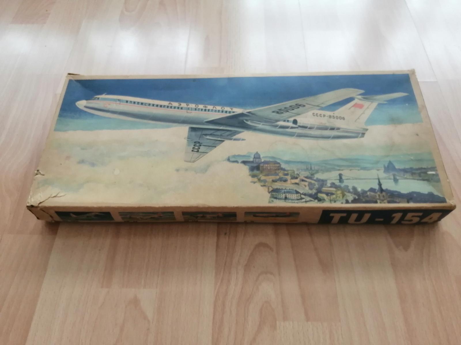 Tu-154 1:100 Plasticart (1976) - Vojenské modely lietadiel