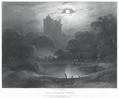Doune Castle, Engelmann,  litografie, 1827