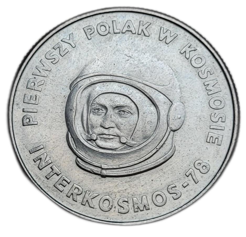 ✅Poľsko 20 zlotých 1978 - Prvý poľský kozmonaut - Ľudová republika - Numizmatika