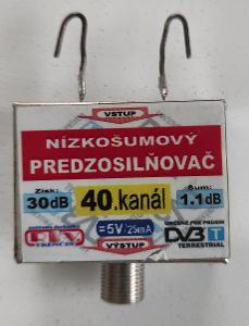 Zesilovač K40 30dB F DVB-T 5V