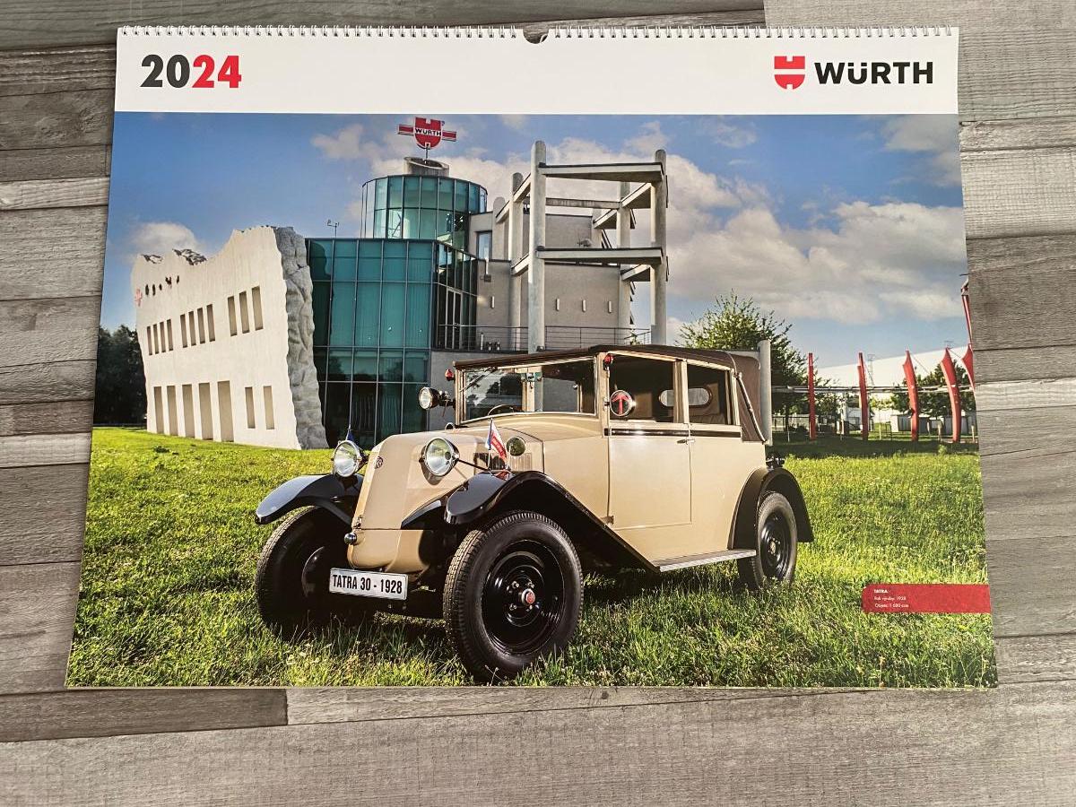 🧨🚘🧨 SBĚRATELSKÝ KALENDÁŘ WÜRTH AUTA - VETERÁNY 2024 🧨🚘🧨 - Nářadí