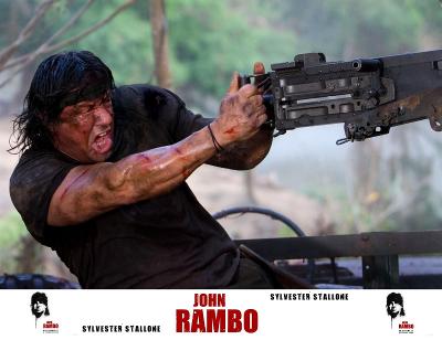 RAMBO IV ( Sylvester Stallone ) - 8x fotoska