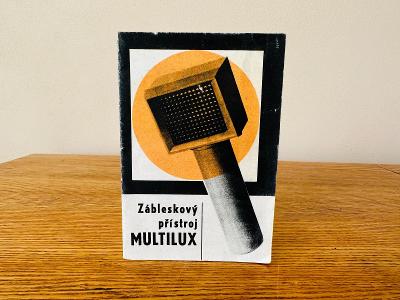 stary fotoaparát ( Zábleskový přístroj MULTILUX ) - Návod