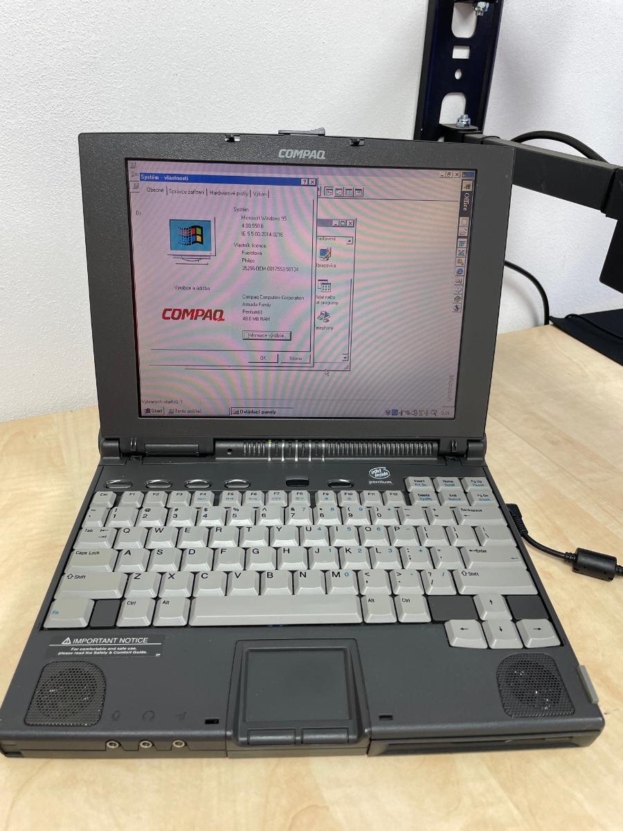 Notebook Compaq ARMADA 4120 pro sb ratele RETRO HW Aukro