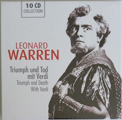 10 CD  Leonard Warren: Triumph and Death With Verdi (Wallet Box, nové)