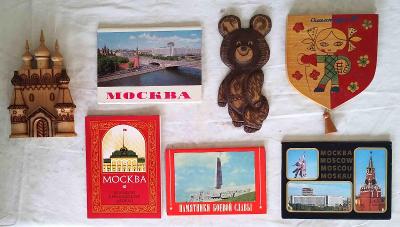 Olympijské hry Moskva 1980 - upomínkové předměty