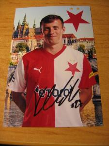 Tomáš VLČEK - Slavia Praha - orig. autogram