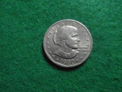 USA 1 dolar 1980 P - Susan B. Anthony Dollar