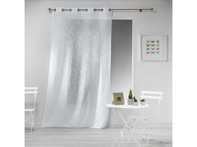 Obývací pokoj Curl s plátěným efektem 140 x 240 cm, HALTONA, bílá