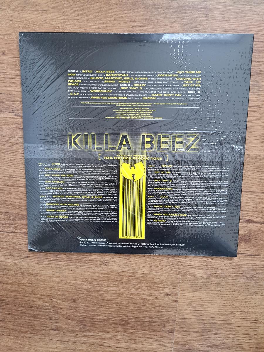 Wu Tang presents Killa Beez - The Sting LP (Yellow Vinyl) – Eroding Winds