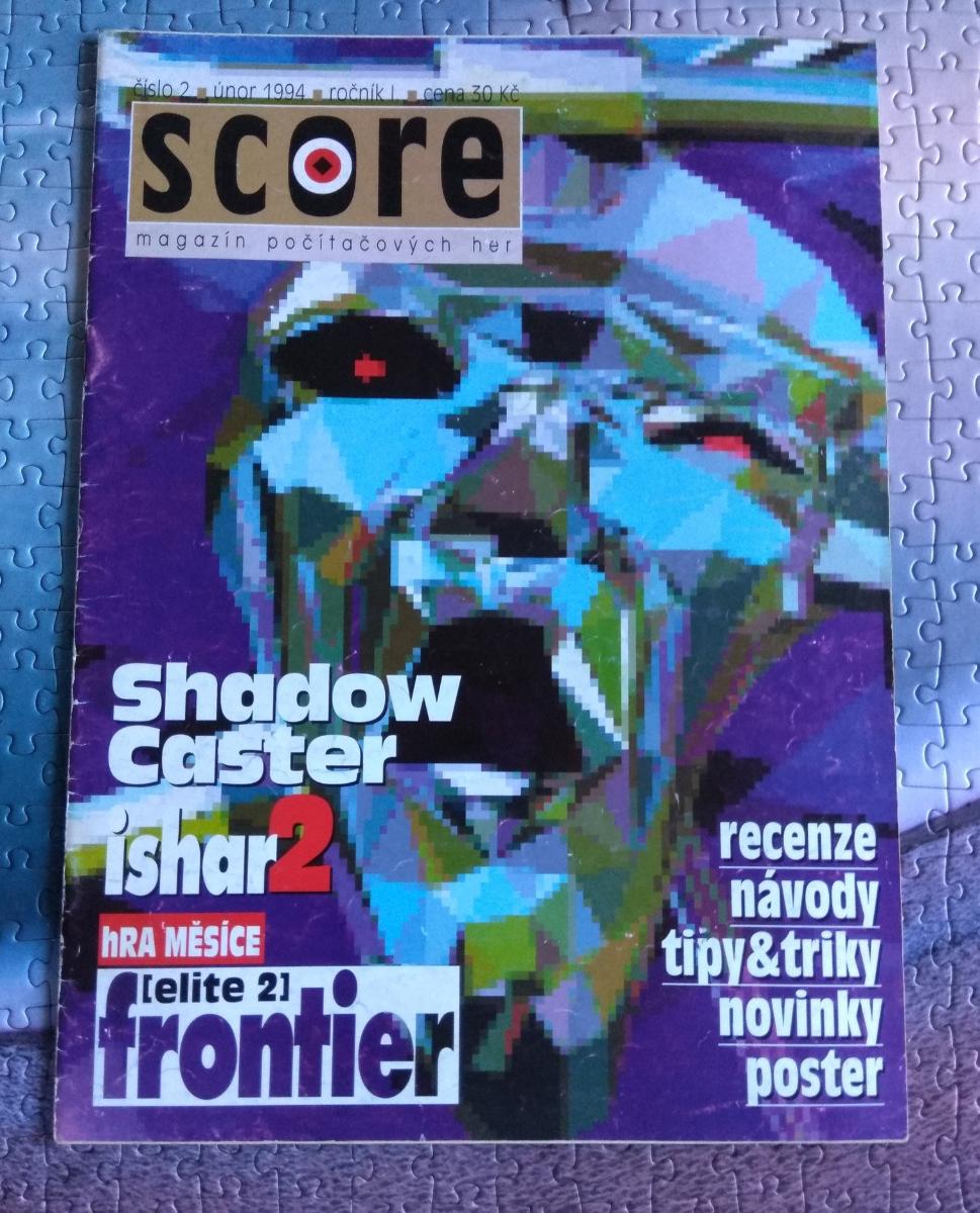 SCORE č. 2 1994 - pekný stav - vrátane plagátu - Časopisy