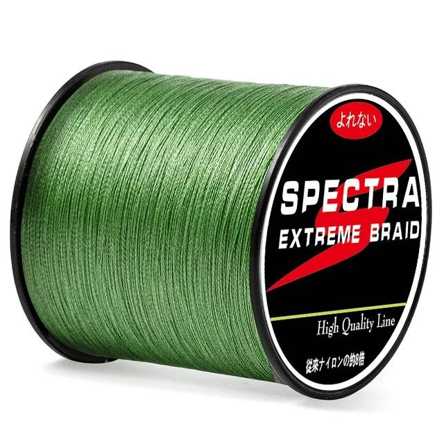 Pletená šnúra zelená Spectra 0.5mm / 80LB / 36,2KG / 300M farba Zelená - Šport a turistika
