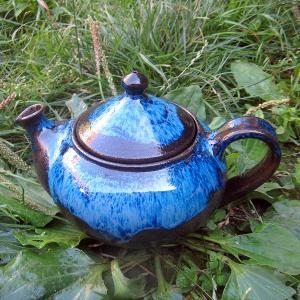 Kanvica čajová modrá